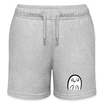 Fantôme UwU mignon - Short de jogging enfant bio Stanley/Stella - gris chiné - Devant