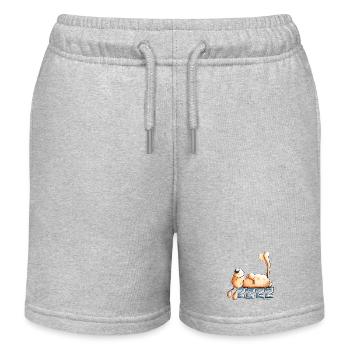 Lapin Dormant I Lapin Lapin - Short de jogging enfant bio Stanley/Stella - gris chiné - Devant