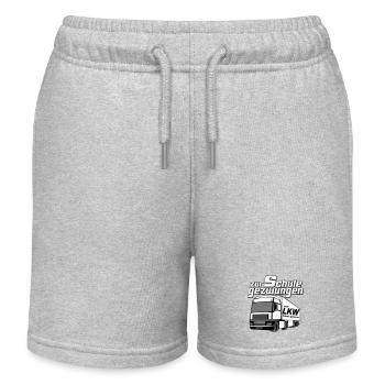 LKW Fahrer,LKW ,Trucker Fun Shirt,......fahren(25) - Kinder Organic Joggingshorts Mini Bolter von Stanley/Stella - Grau meliert - Vorne