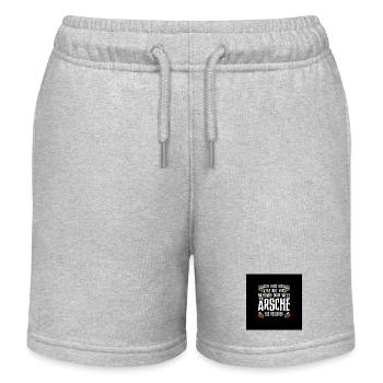 Meine Welt Regieren - Kinder Organic Joggingshorts Mini Bolter von Stanley/Stella - Grau meliert - Vorne