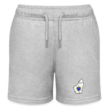 1. 1. 1. - Kinder Organic Joggingshorts Mini Bolter von Stanley/Stella - Grau meliert - Vorne