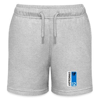 Aveyronnais - Kinder Organic Joggingshorts Mini Bolter von Stanley/Stella - Grau meliert - Vorne