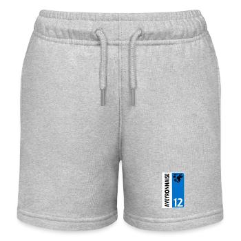 Aveyronnaise - Kinder Organic Joggingshorts Mini Bolter von Stanley/Stella - Grau meliert - Vorne