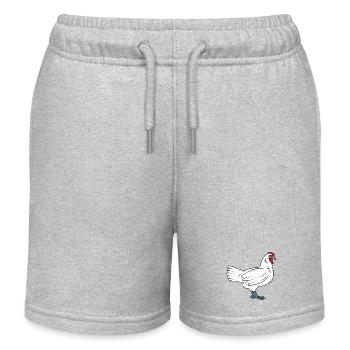 Volaille de Bresse - Short de jogging enfant bio Stanley/Stella - gris chiné - Devant