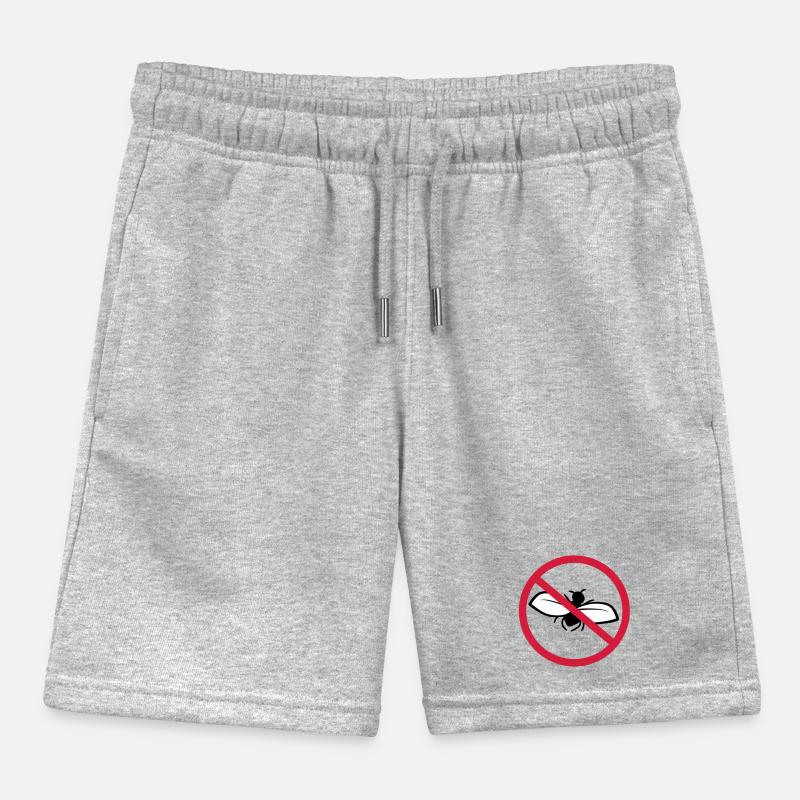 Fly Forbidden Shield Kids Organic Sweat Shorts by Stanley/Stella
