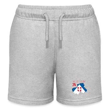 Haute-Savoie - Kinder Organic Joggingshorts Mini Bolter von Stanley/Stella - Grau meliert - Vorne