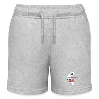 Hauts de seine - Kinder Organic Joggingshorts Mini Bolter von Stanley/Stella - Grau meliert - Vorne