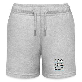 Cool Eislaufen Pinguin Arktis Eis Tier Vogel - Kinder Organic Joggingshorts Mini Bolter von Stanley/Stella - Grau meliert - Vorne