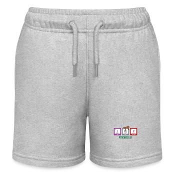 Paresseux Déclaration Animal Sommeil Froid Mammifère - Short de jogging enfant bio Stanley/Stella - gris chiné - Devant