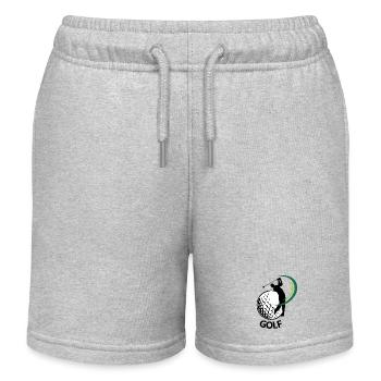 Golf - Kids Organic Sweat Shorts by Stanley/Stella - heather grey - Front