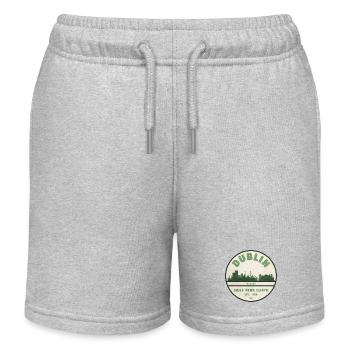 Dublin Ireland - Kids Organic Sweat Shorts by Stanley/Stella - heather grey - Front