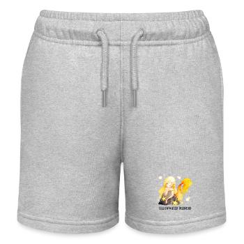 Yellow-Water Mermaid - Kinder Organic Joggingshorts Mini Bolter von Stanley/Stella - Grau meliert - Vorne