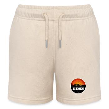 Horizon de Brême - Short de jogging enfant bio Stanley/Stella - écru doux - Devant