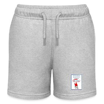 Mathématiques démocratiques françaises - Short de jogging enfant bio Stanley/Stella - gris chiné - Devant