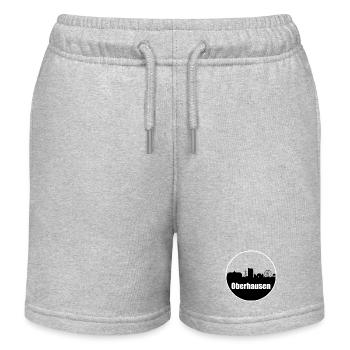 Oberhasuen Transparency Skyline - Kids Organic Sweat Shorts by Stanley/Stella - heather grey - Front