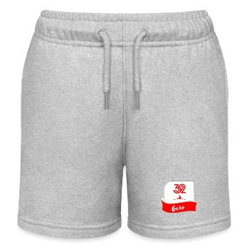 Gers - Kinder Organic Joggingshorts Mini Bolter von Stanley/Stella - Grau meliert - Vorne