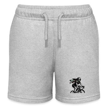 Cycling Mona Lisa - Kinder Organic Joggingshorts Mini Bolter von Stanley/Stella - Grau meliert - Vorne