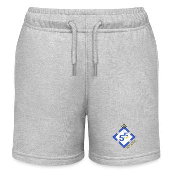Meuse - Kinder Organic Joggingshorts Mini Bolter von Stanley/Stella - Grau meliert - Vorne