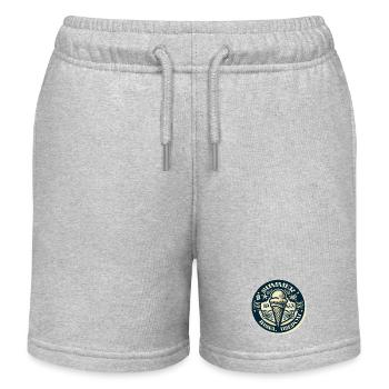 Summer Island Usedom Shirt Vintage Cream - Kids Organic Sweat Shorts by Stanley/Stella - heather grey - Front