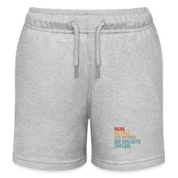 Maman Maman - Short de jogging enfant bio Stanley/Stella - gris chiné - Devant