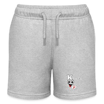 Carnaval , Le carnaval est génial , Chemise amusante de fête - Short de jogging enfant bio Stanley/Stella - gris chiné - Devant