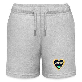 ARCHITEKTUR BERUF STUDIUM ARCHITEKT - Kinder Organic Joggingshorts Mini Bolter von Stanley/Stella - Grau meliert - Vorne
