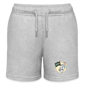BABY 2026 BOTTLE SOCCER - Kids Organic Sweat Shorts by Stanley/Stella - heather grey - Front