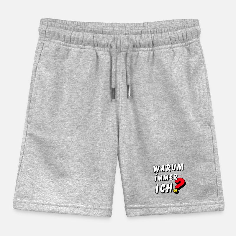 Why always I .................... Kids Organic Sweat Shorts by Stanley/Stella