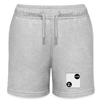 Grundschule 2. Klasse - SPIELWÜRFEL - Kinder Organic Joggingshorts Mini Bolter von Stanley/Stella - Grau meliert - Vorne