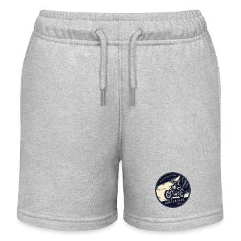 susten pass, Swiss alps , Switzerland - Kids Organic Sweat Shorts by Stanley/Stella - heather grey - Front