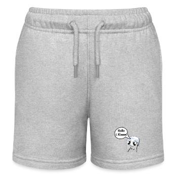 Inscription scolaire, écolier, enfant, 1ère année, école primaire, Geist - Short de jogging enfant bio Stanley/Stella - gris chiné - Devant