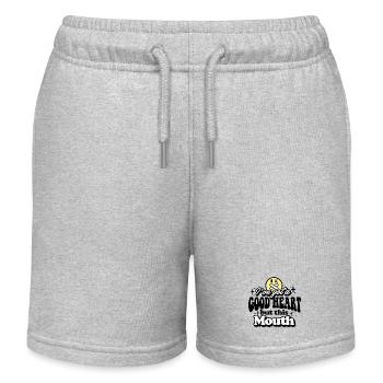 T-shirt humoristique sur le thème de l’assassinat - Short de jogging enfant bio Stanley/Stella - gris chiné - Devant