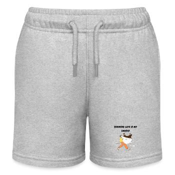 Du café express pour toutes les occasions - Short de jogging enfant bio Stanley/Stella - gris chiné - Devant
