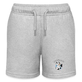 Cow Whisperer Funny Cow Farmer Farmer Farmer - Kids Organic Sweat Shorts by Stanley/Stella - heather grey - Front