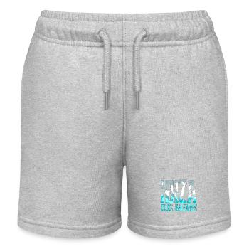 Îles Baléares Paysage Logo Ibiza - Short de jogging enfant bio Stanley/Stella - gris chiné - Devant