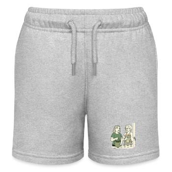 Mamie Karin - Short de jogging enfant bio Stanley/Stella - gris chiné - Devant
