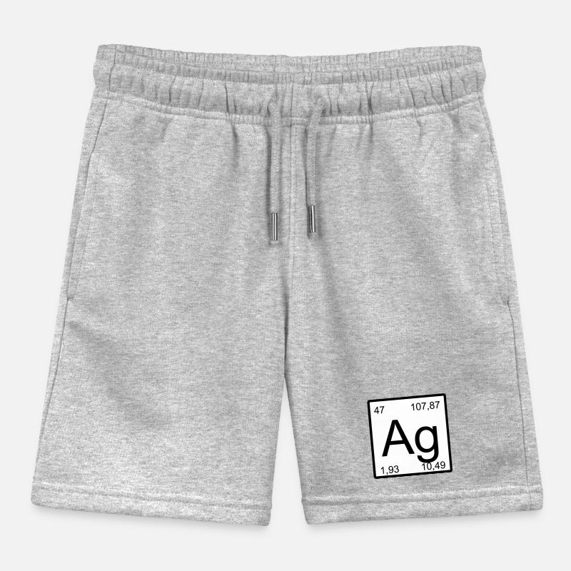 Symbole de période Ag Pression minimale Short de jogging enfant bio Stanley/Stella