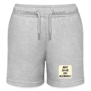 EXAMS PASSED - Kids Organic Sweat Shorts by Stanley/Stella - heather grey - Front