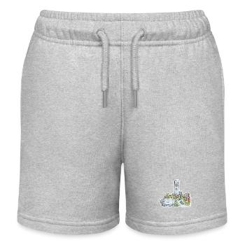 Art des canaux de la Rotonde de la Rotonde de Birmingham - Short de jogging enfant bio Stanley/Stella - gris chiné - Devant