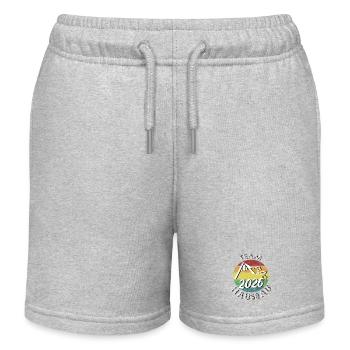 Team Haubau 2026 Builder Builder retro vintage - Kids Organic Sweat Shorts by Stanley/Stella - heather grey - Front