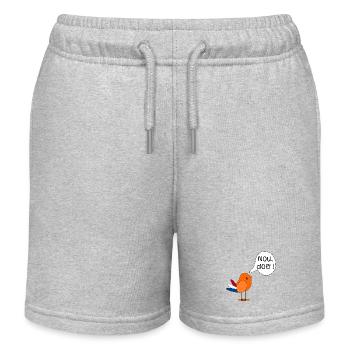 Well bye - Kids Organic Sweat Shorts by Stanley/Stella - heather grey - Front
