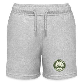 Earthworm Soil Conditioner Composter Garden - Kids Organic Sweat Shorts by Stanley/Stella - heather grey - Front