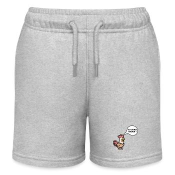 I'm going to be a father - Kids Organic Sweat Shorts by Stanley/Stella - heather grey - Front