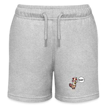 Poules Alaaf - Chapeau de carnaval - Short de jogging enfant bio Stanley/Stella - gris chiné - Devant