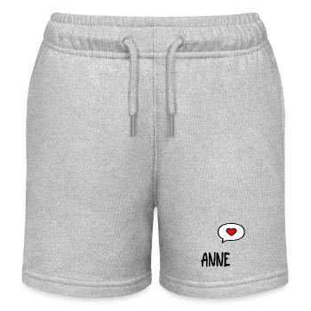 Maman turque Anne - Short de jogging enfant bio Stanley/Stella - gris chiné - Devant