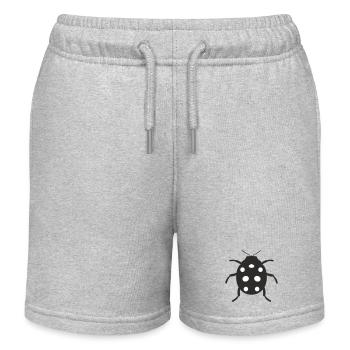 Marienkäfer Design - Kinder Organic Joggingshorts Mini Bolter von Stanley/Stella - Grau meliert - Vorne