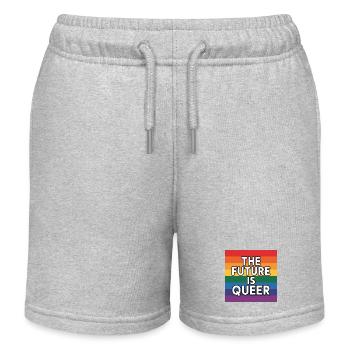 L’avenir est queer - Pride Tee - Short de jogging enfant bio Stanley/Stella - gris chiné - Devant