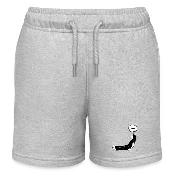 Muttermodus – Niedriger Strom - Kinder Organic Joggingshorts Mini Bolter von Stanley/Stella - Grau meliert - Vorne