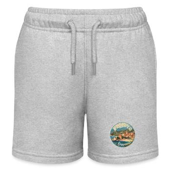Erkunden Sie Ajaccio in Frankreich – Mittelmeerparadies - Kinder Organic Joggingshorts Mini Bolter von Stanley/Stella - Grau meliert - Vorne