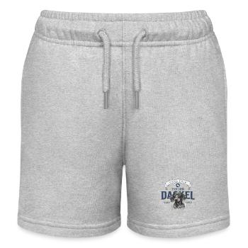 Dachshund lover - Kids Organic Sweat Shorts by Stanley/Stella - heather grey - Front